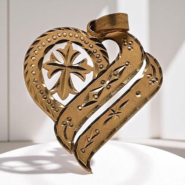 Cross locket - 4.020g